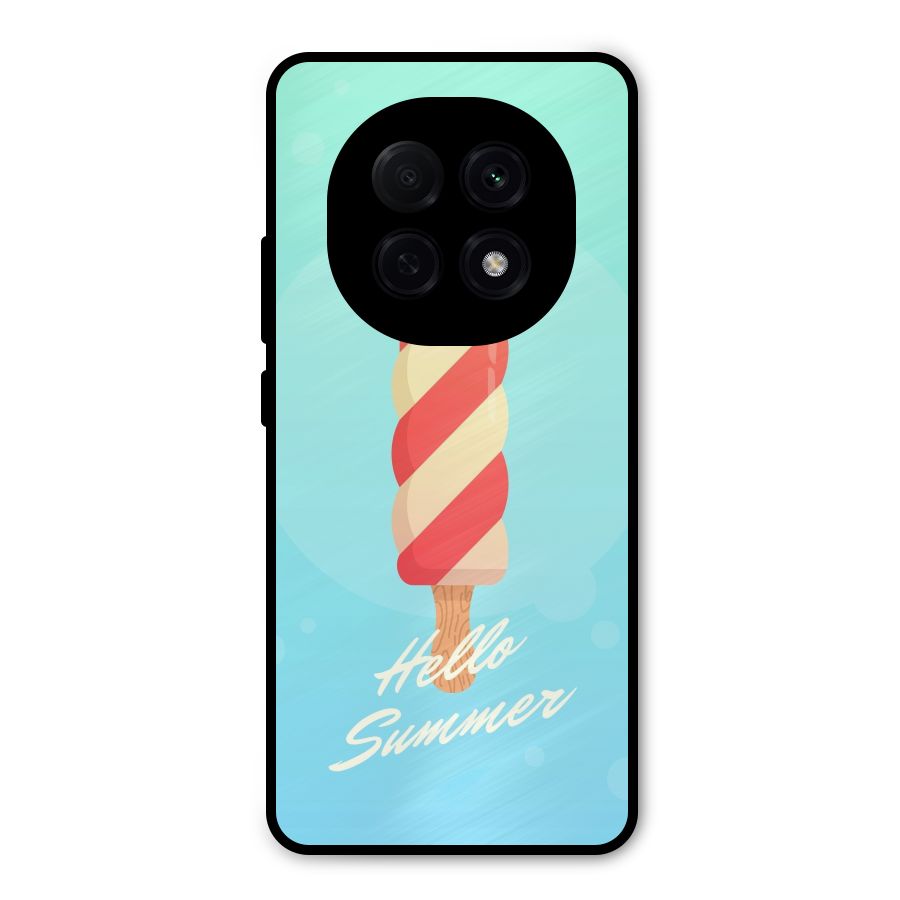 Hello Summer Metal Back Case for Oppo F29 Pro