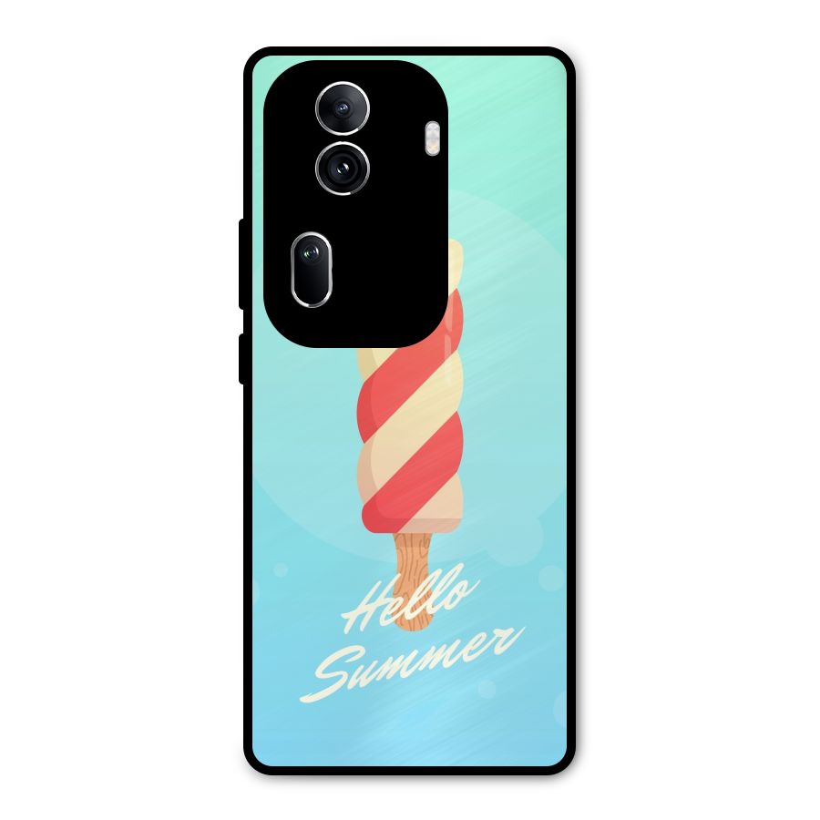 Hello Summer Metal Back Case for Oppo Reno11 Pro 5G