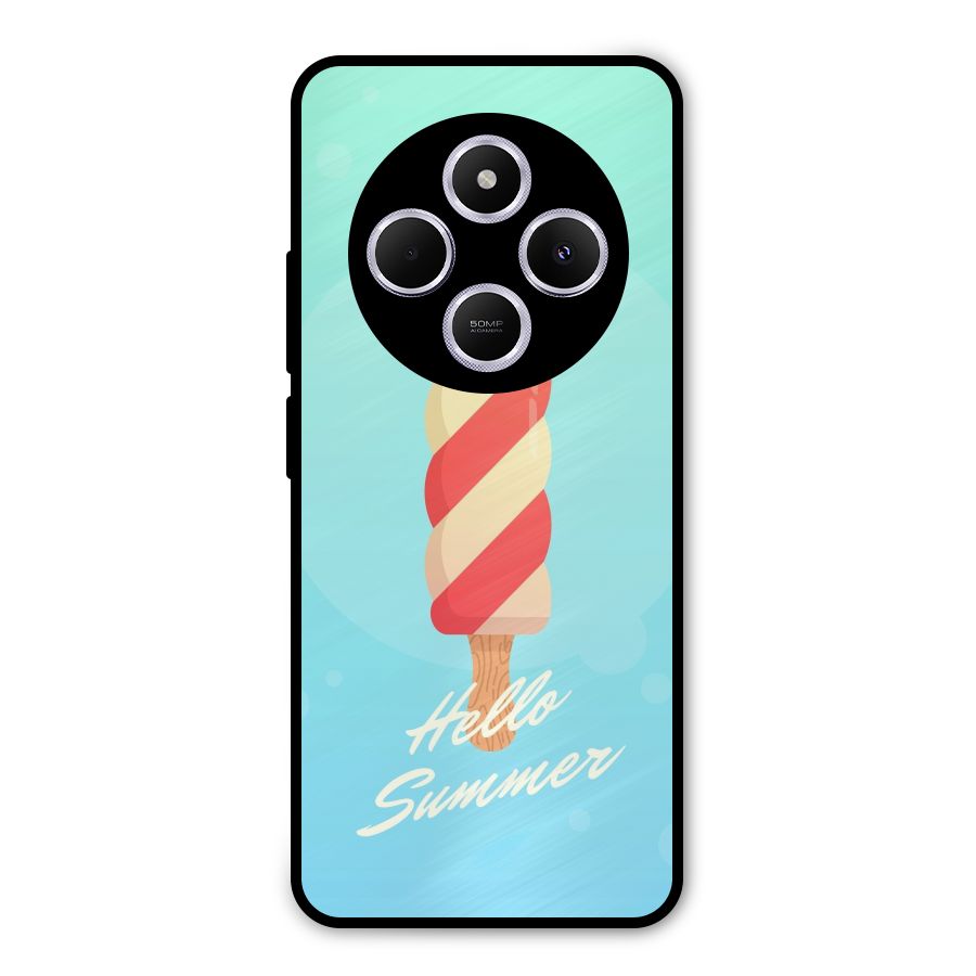 Hello Summer Metal Back Case for Poco C75 5G