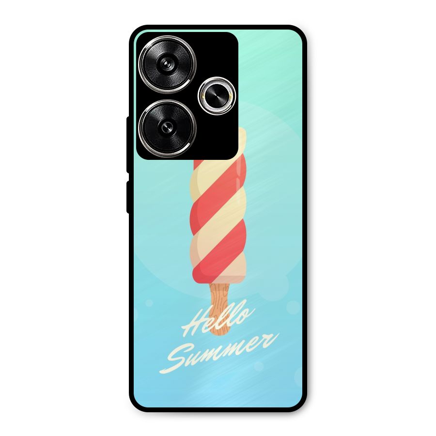 Hello Summer Metal Back Case for Poco F6