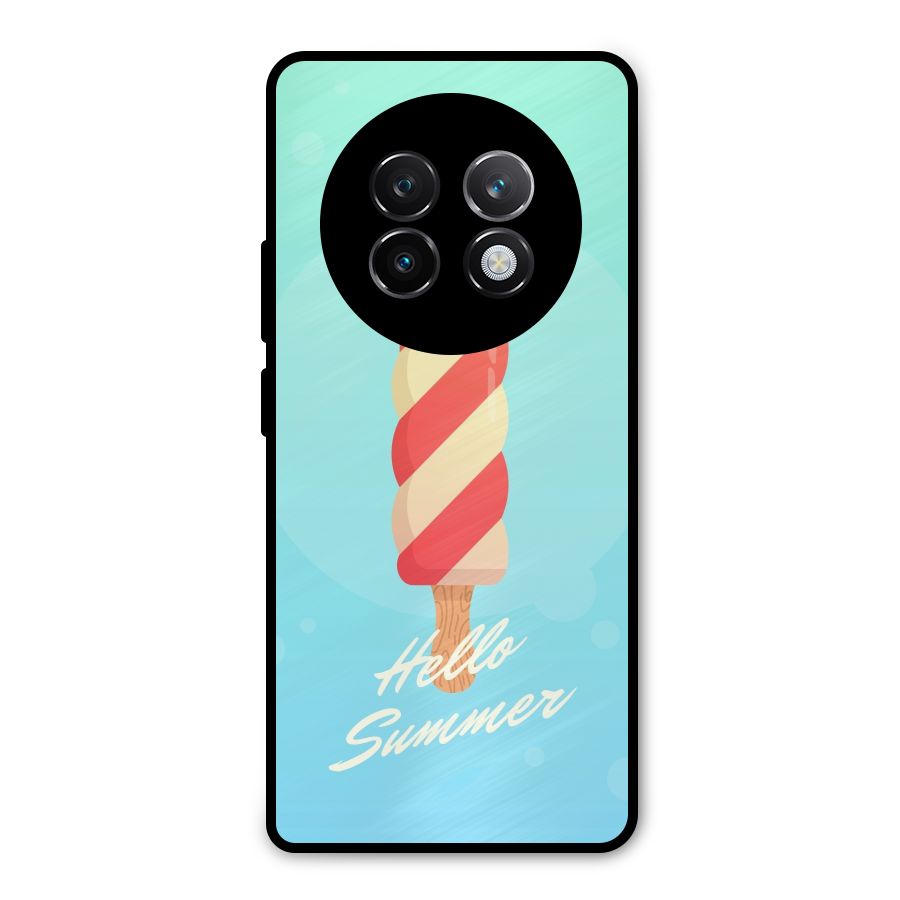 Hello Summer Metal Back Case for Realme 13 Plus
