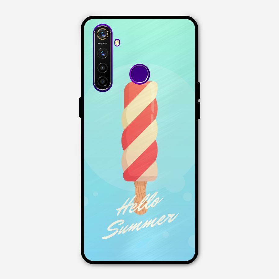 Hello Summer Metal Back Case for Realme 5 Pro