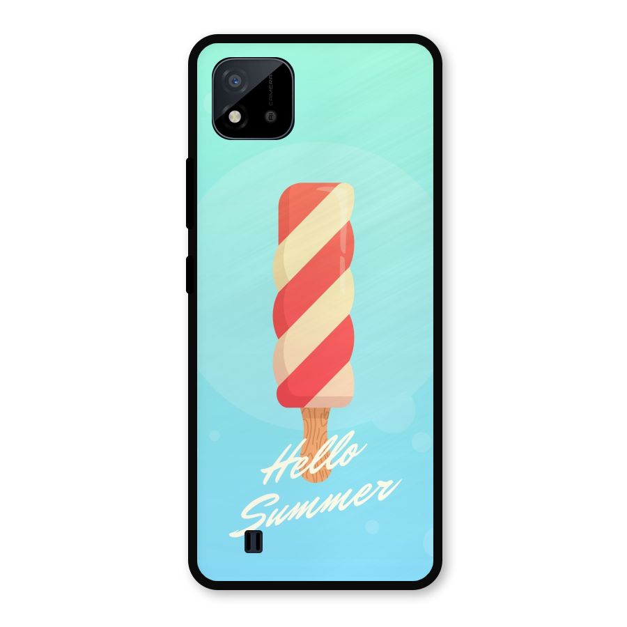 Hello Summer Metal Back Case for Realme C11 2021