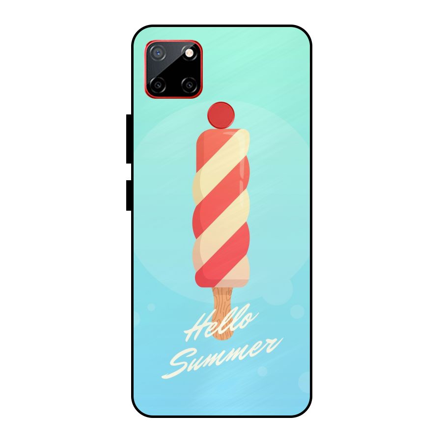 Hello Summer Metal Back Case for Realme C12