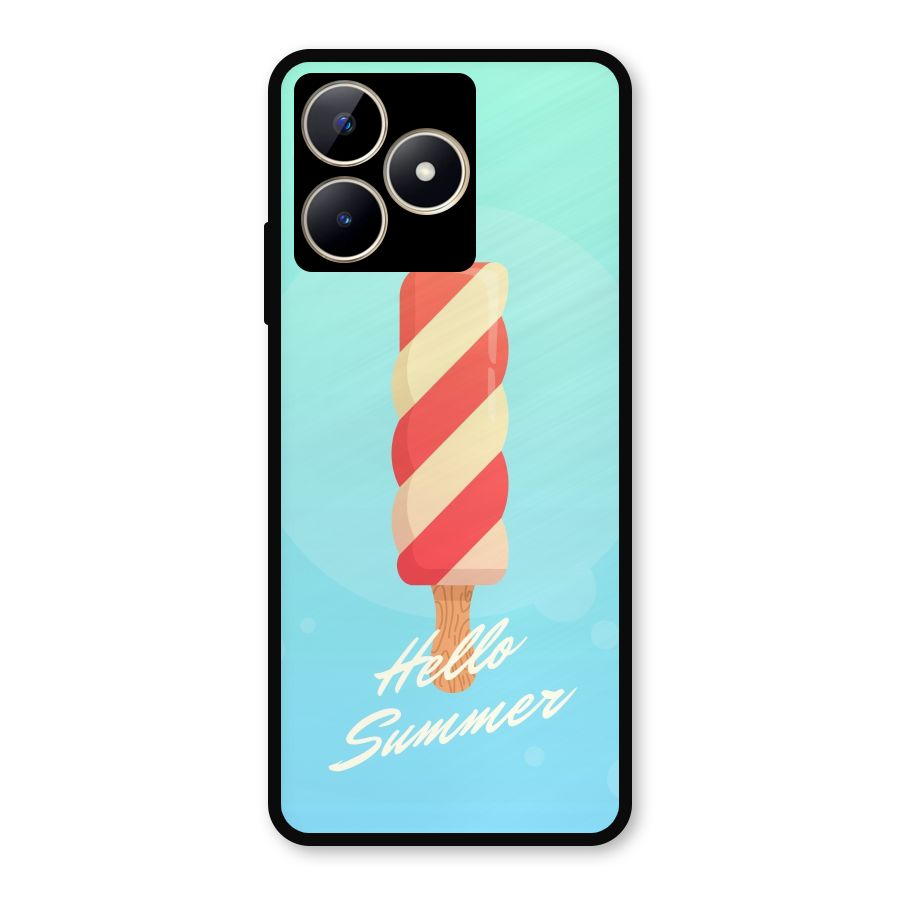 Hello Summer Metal Back Case for Realme C53