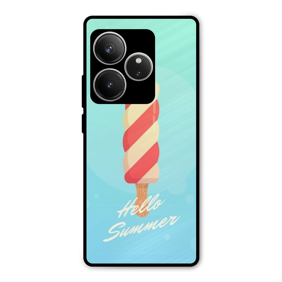 Hello Summer Metal Back Case for Realme GT 6