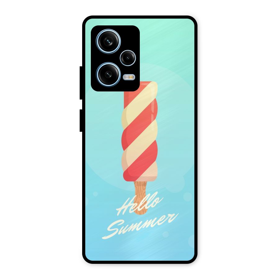 Hello Summer Metal Back Case for Redmi Note 12 Pro