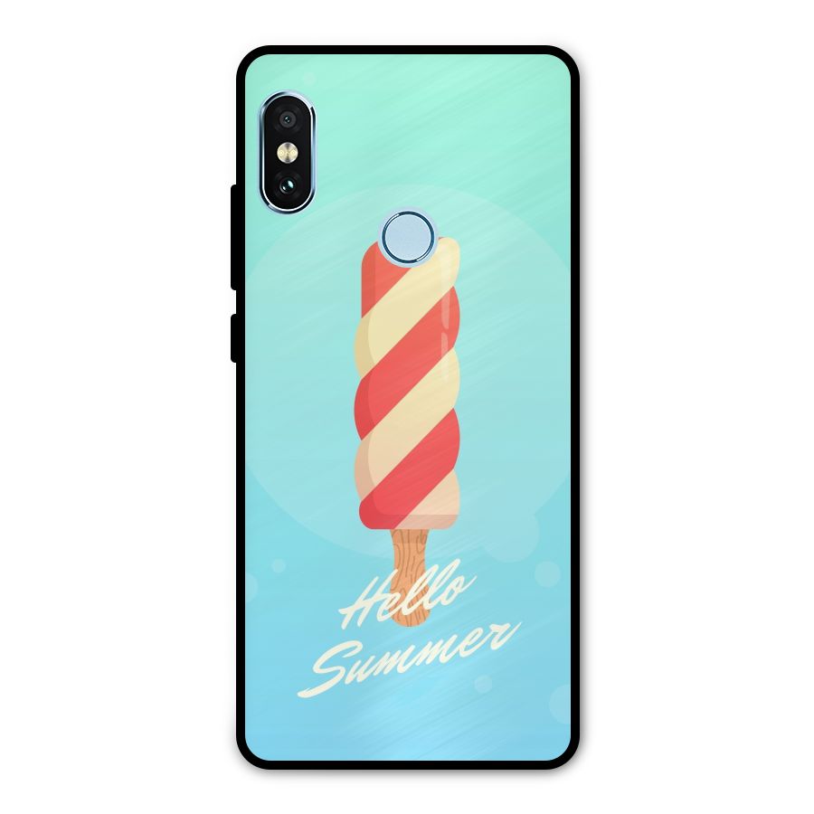 Hello Summer Metal Back Case for Redmi Note 5 Pro