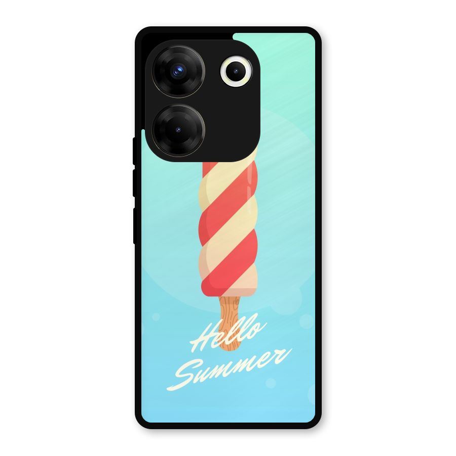 Hello Summer Metal Back Case for Tecno Camon 20