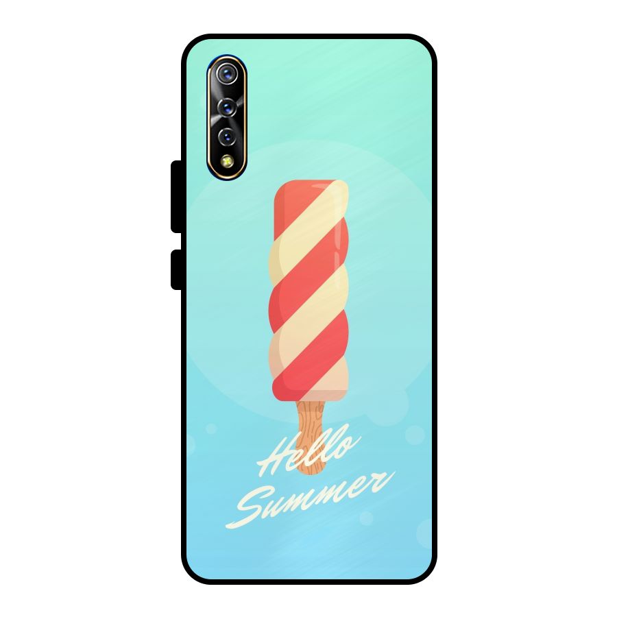 Hello Summer Metal Back Case for Vivo S1