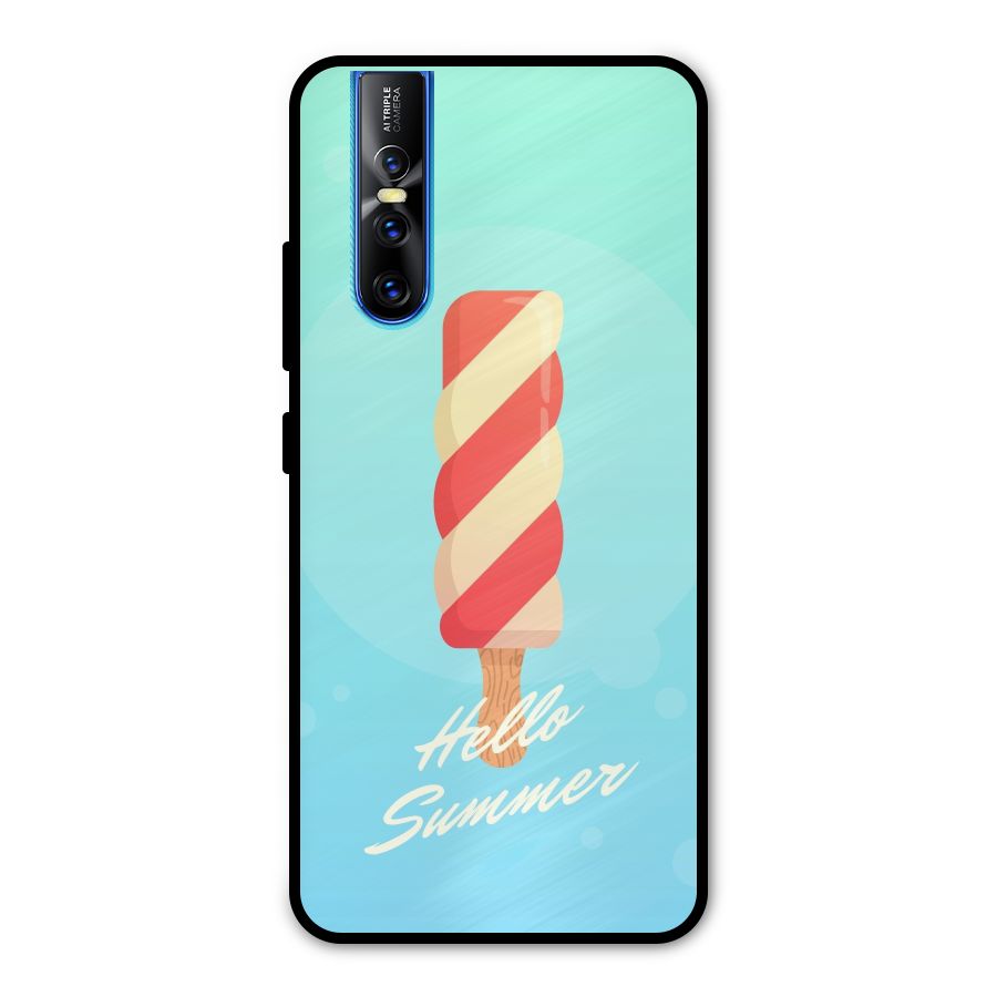 Hello Summer Metal Back Case for Vivo V15 Pro