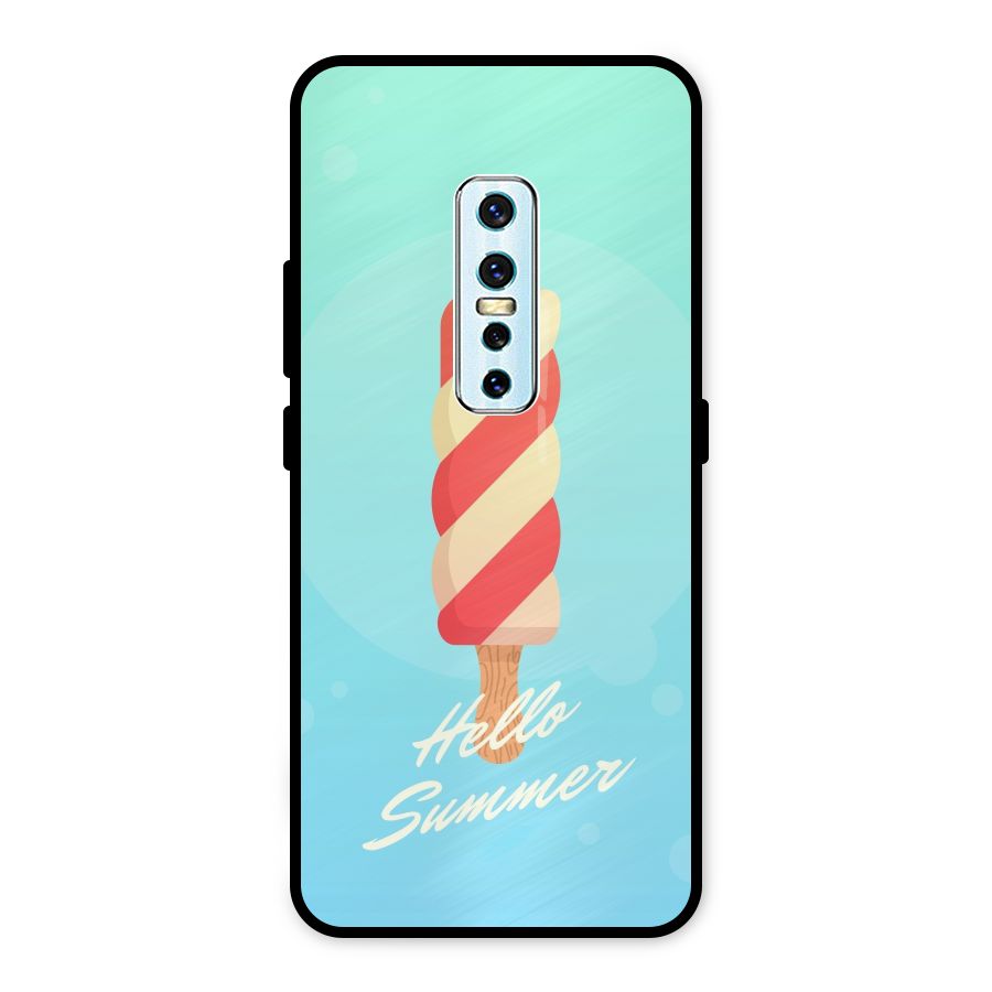Hello Summer Metal Back Case for Vivo V17 Pro