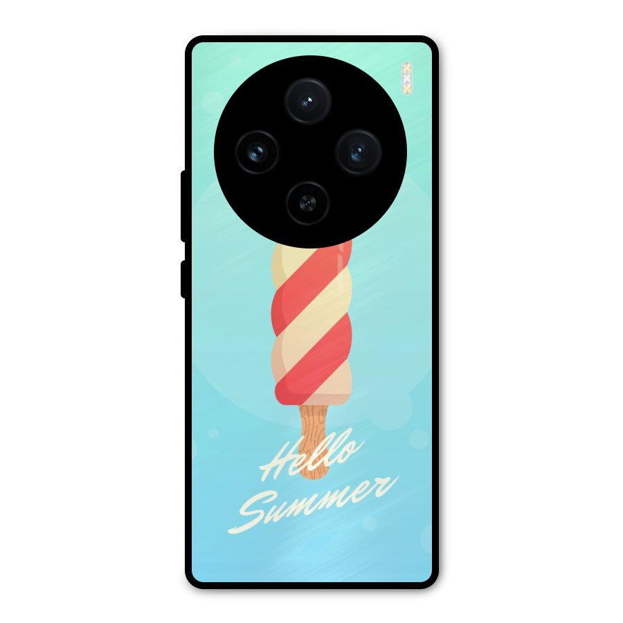 Hello Summer Metal Back Case for Vivo X100