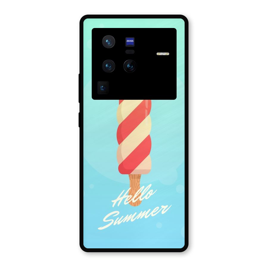Hello Summer Metal Back Case for Vivo X80 Pro