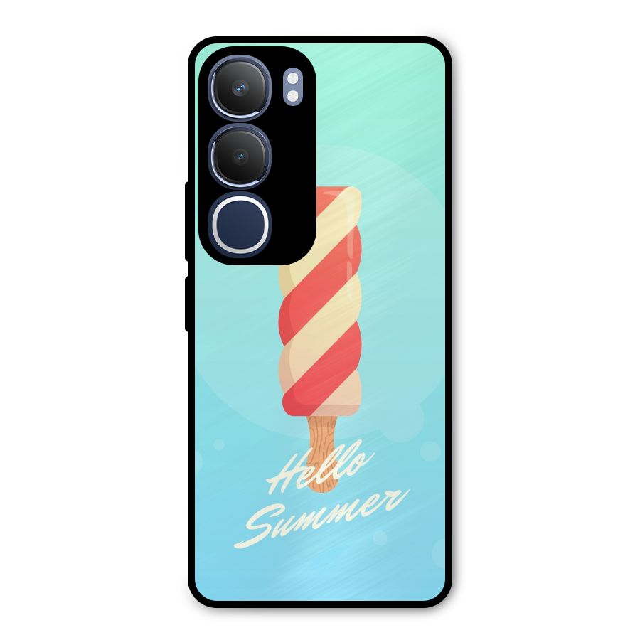 Hello Summer Metal Back Case for Vivo Y29