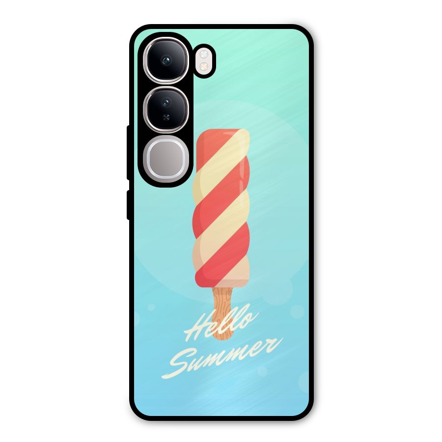 Hello Summer Metal Back Case for Vivo Y300