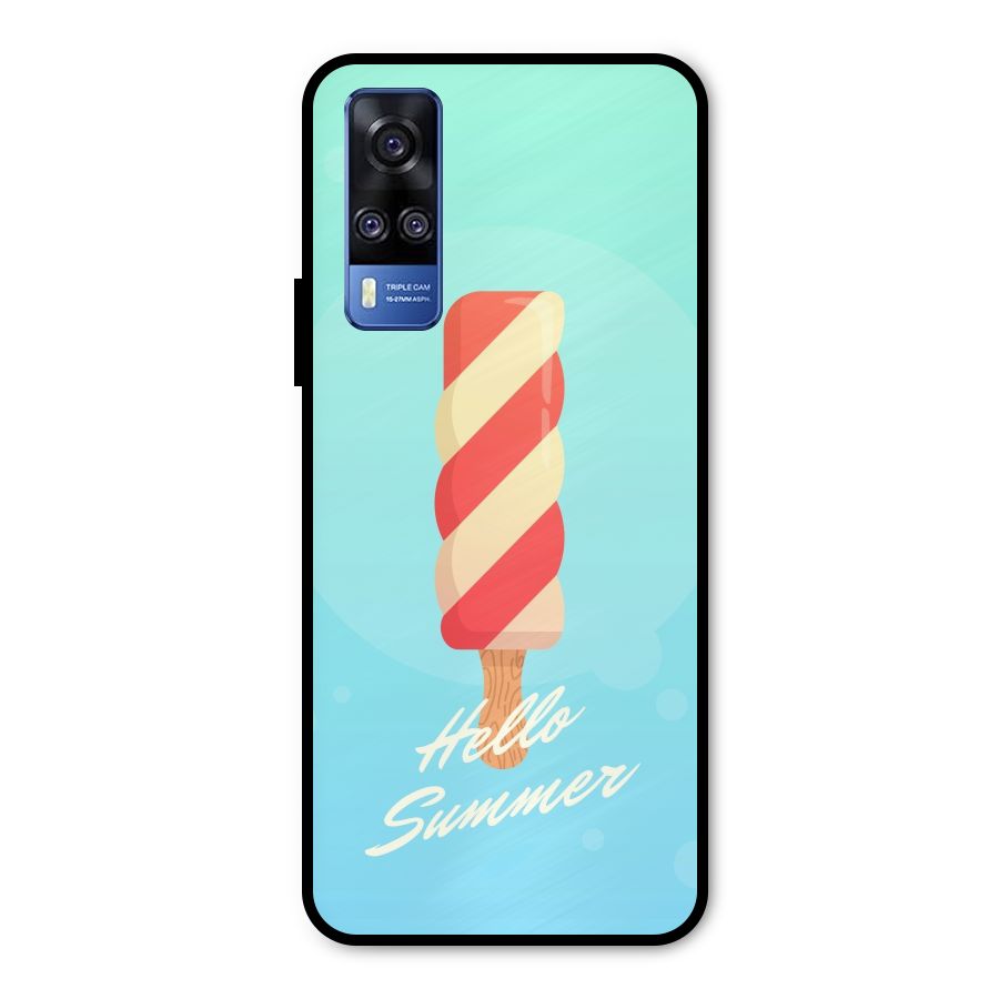 Hello Summer Metal Back Case for Vivo Y51A