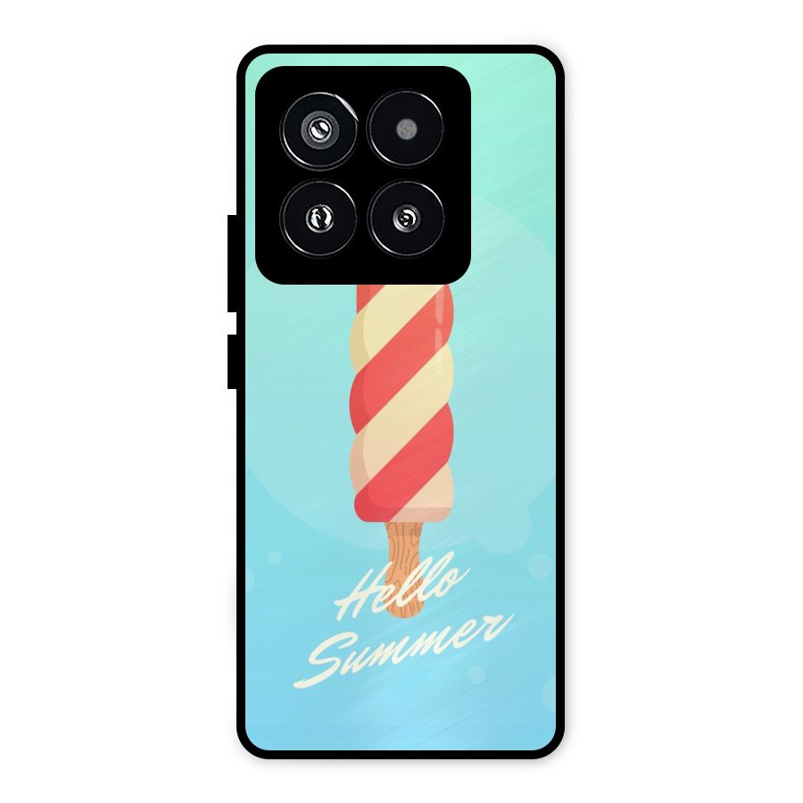 Hello Summer Metal Back Case for Xiaomi 14 Pro