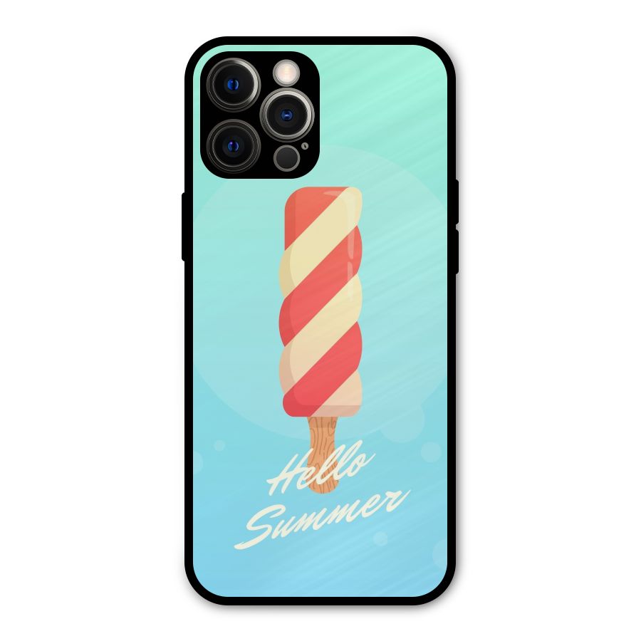 Hello Summer Metal Back Case for iPhone 12 Pro Max