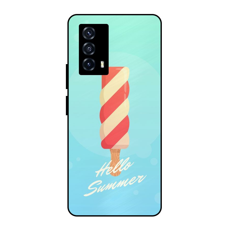 Hello Summer Metal Back Case for iQOO Z5