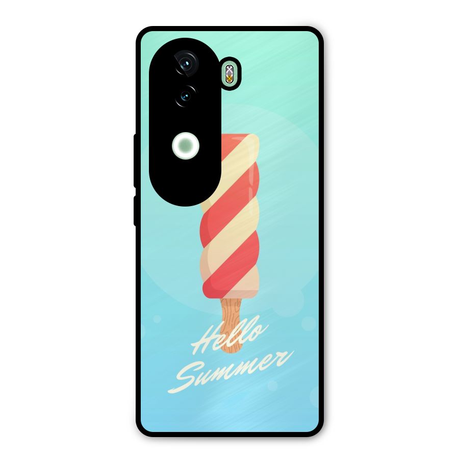 Hello Summer Metal Back Case for iQOO Z9s