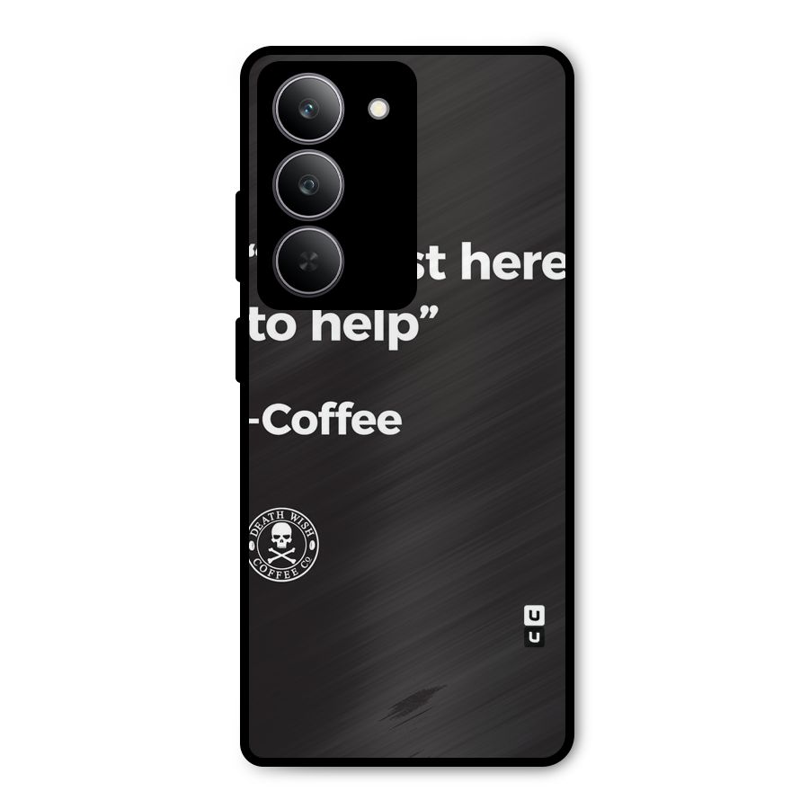 Here To Help Metal Back Case for Realme 14x