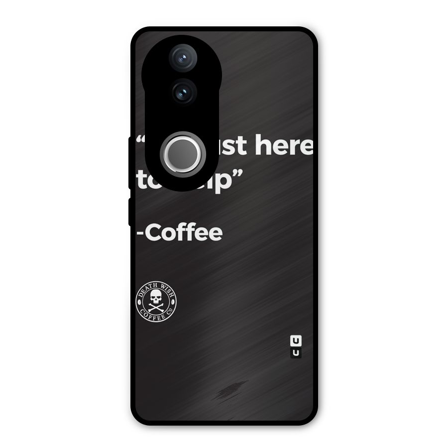 Here To Help Metal Back Case for Vivo V50e