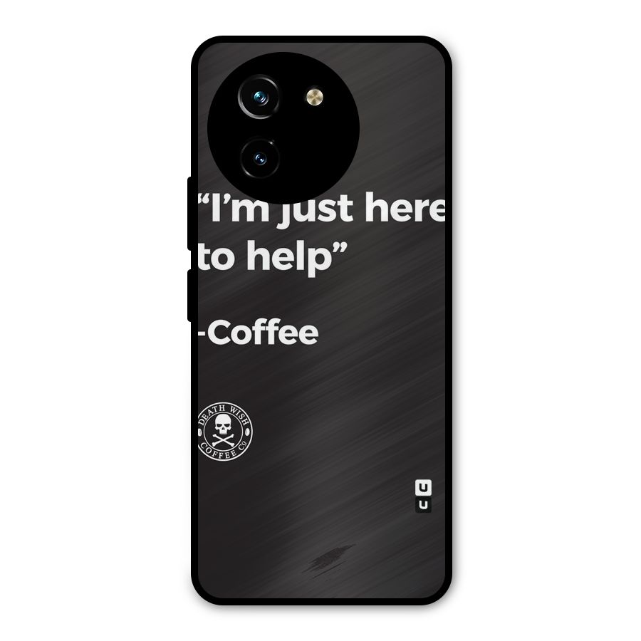 Here To Help Metal Back Case for Vivo Y200i