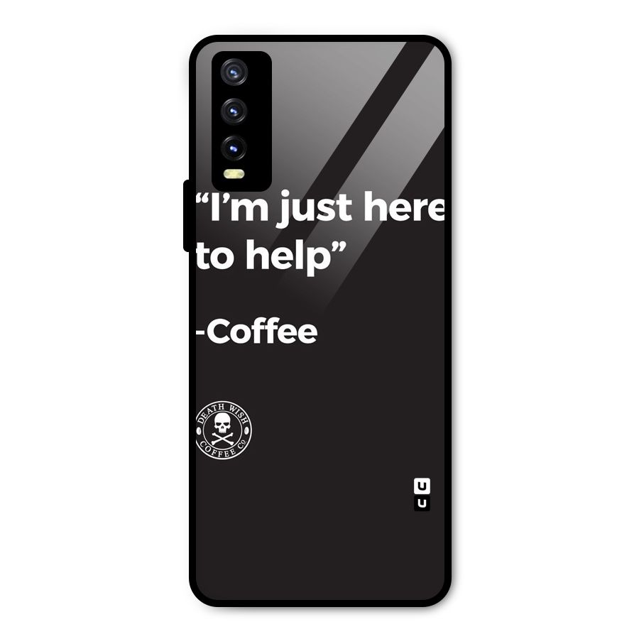 Here To Help Metal Back Case for Vivo Y20g