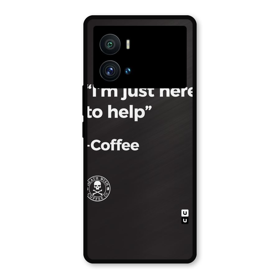 Here To Help Metal Back Case for iQOO 9 Pro