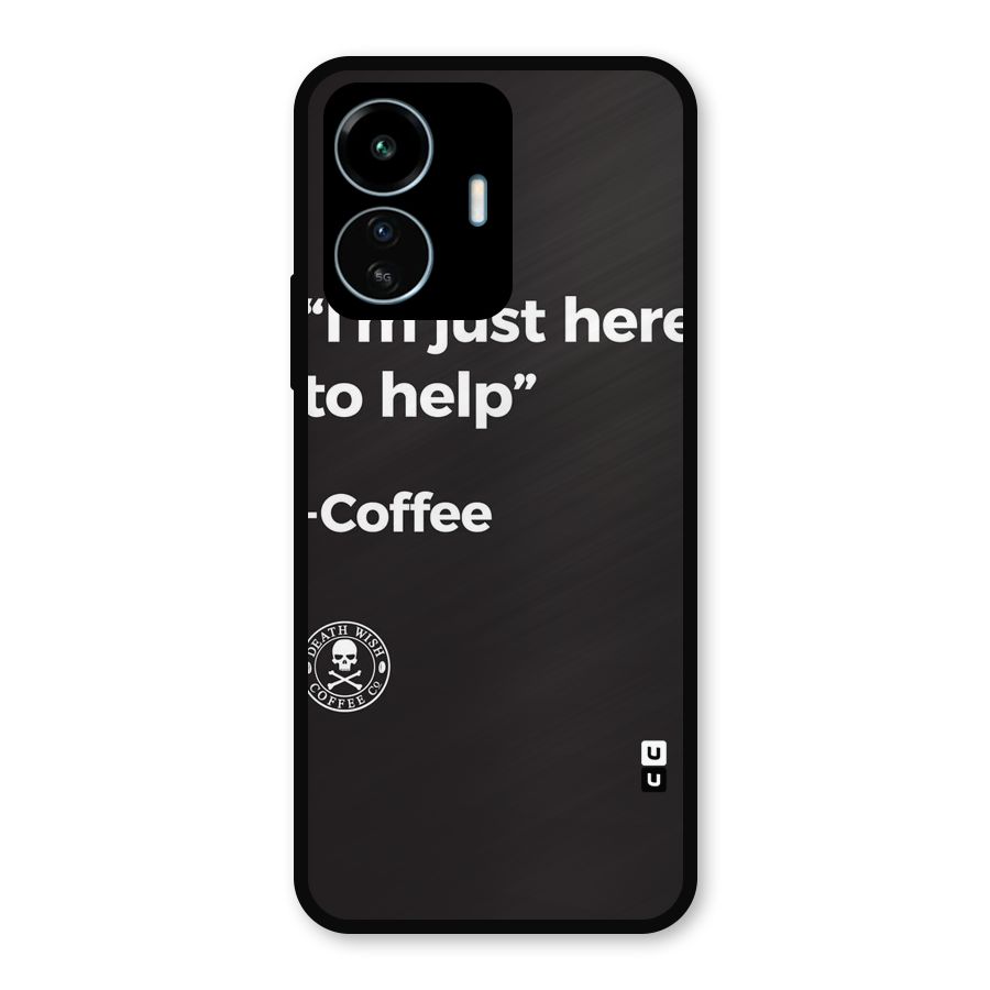 Here To Help Metal Back Case for vivo iQOO Z6 Lite 5G
