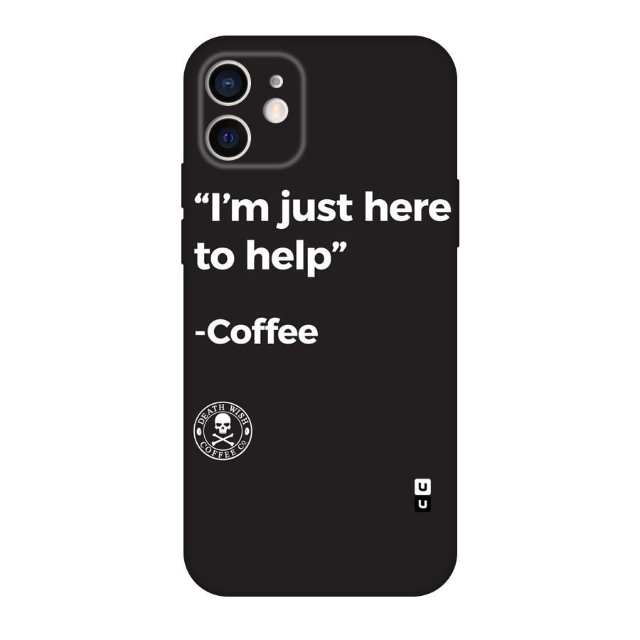 Here To Help Original Polycarbonate Back Case for iPhone 12