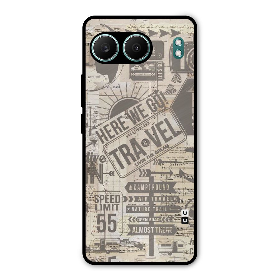 Here We Travel Metal Back Case for OnePlus Nord 4