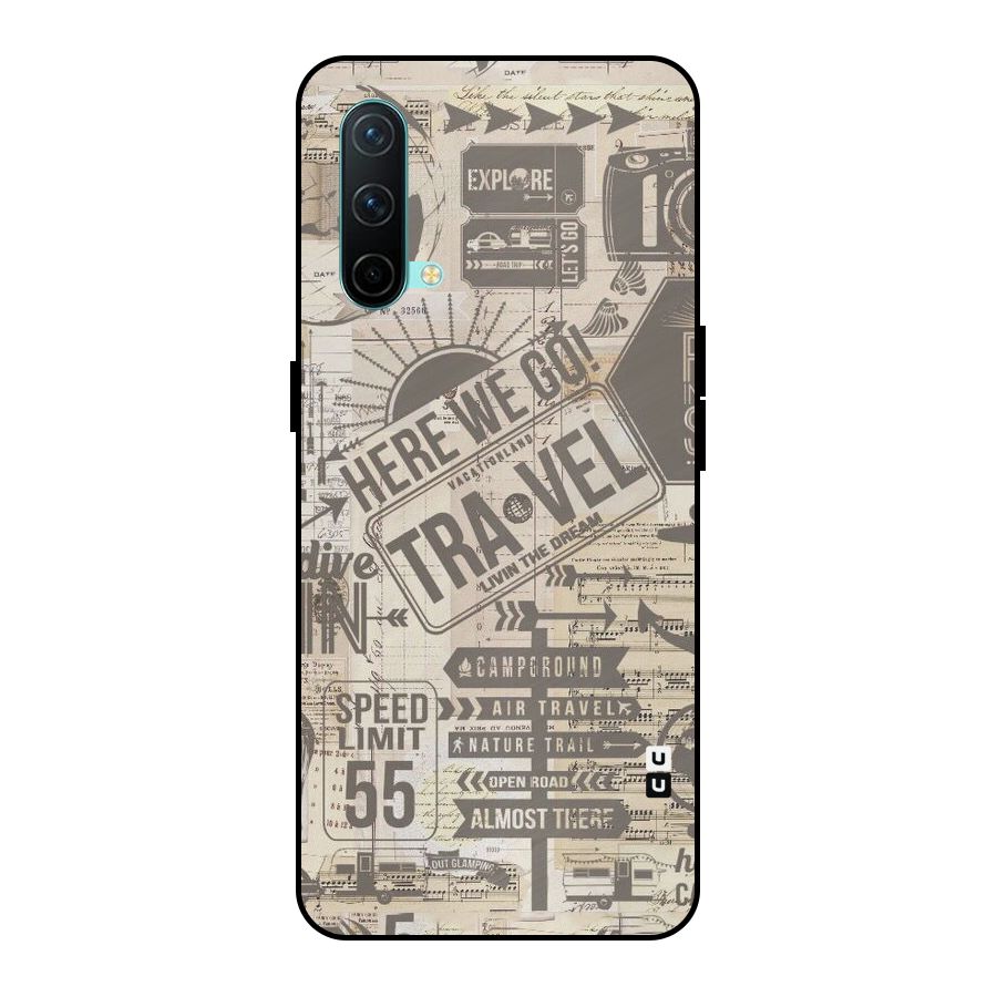 Here We Travel Metal Back Case for OnePlus Nord CE 5G