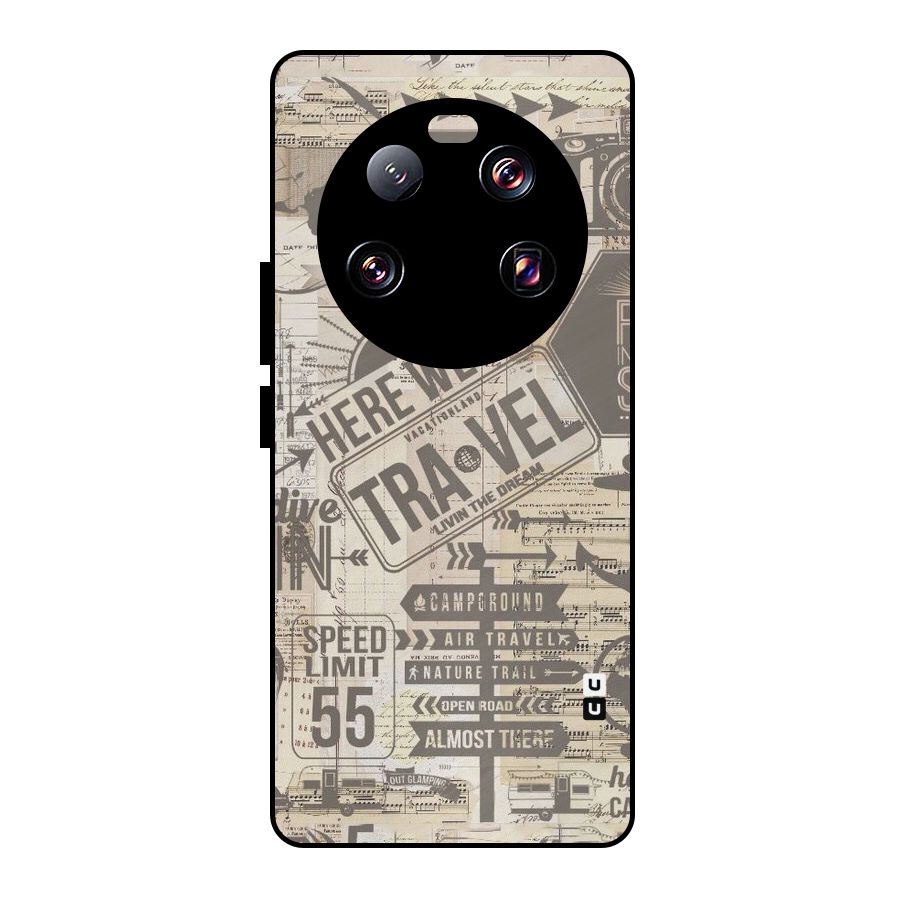 Here We Travel Metal Back Case for Xiaomi 13 Ultra