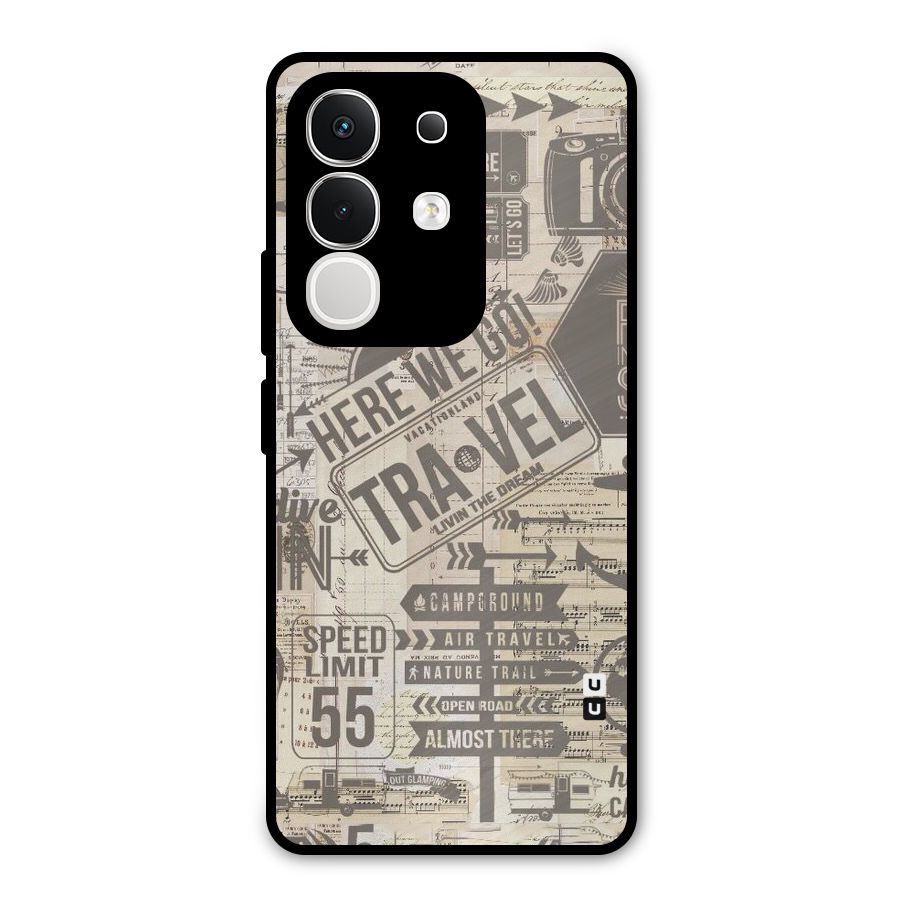 Here We Travel Metal Back Case for iQOO Z10x