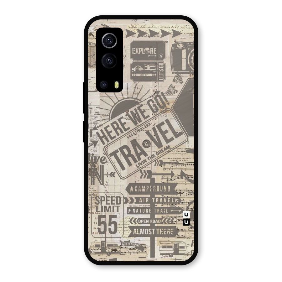 Here We Travel Metal Back Case for iQOO Z3