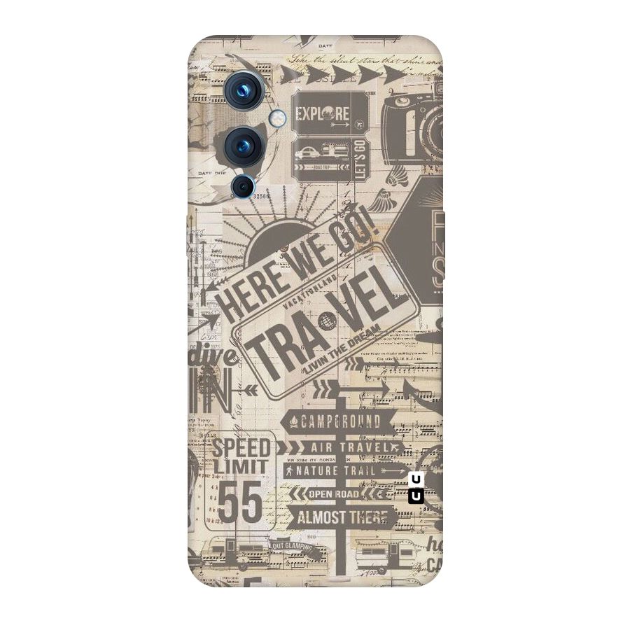 Here We Travel Original Polycarbonate Back Case for OnePlus 9