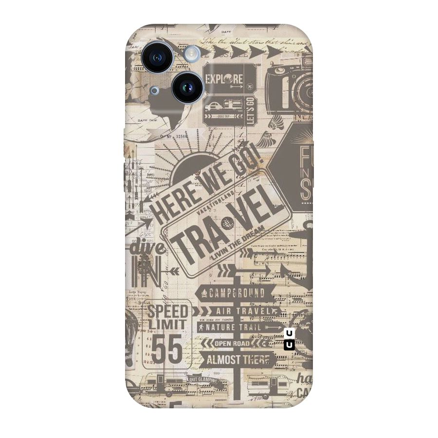 Here We Travel Original Polycarbonate Back Case for iPhone 14