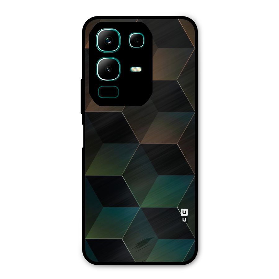 Hexagonal Design Metal Back Case for Infinix Note 50x