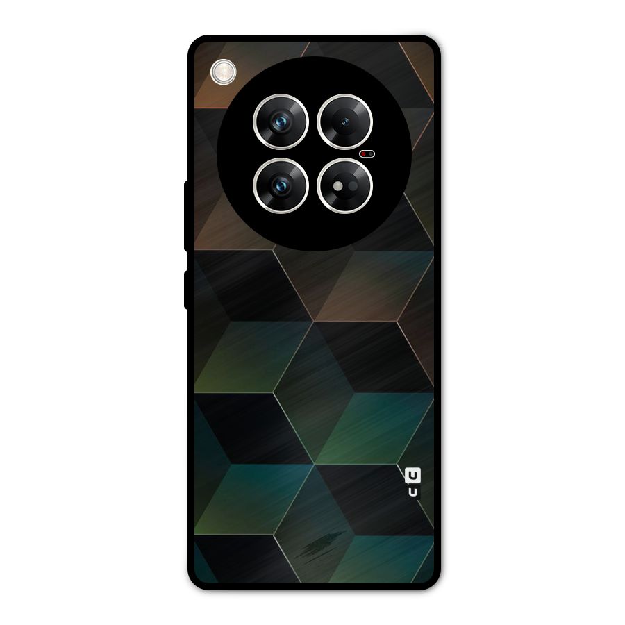 Hexagonal Design Metal Back Case for Infinix Zero 40 5G