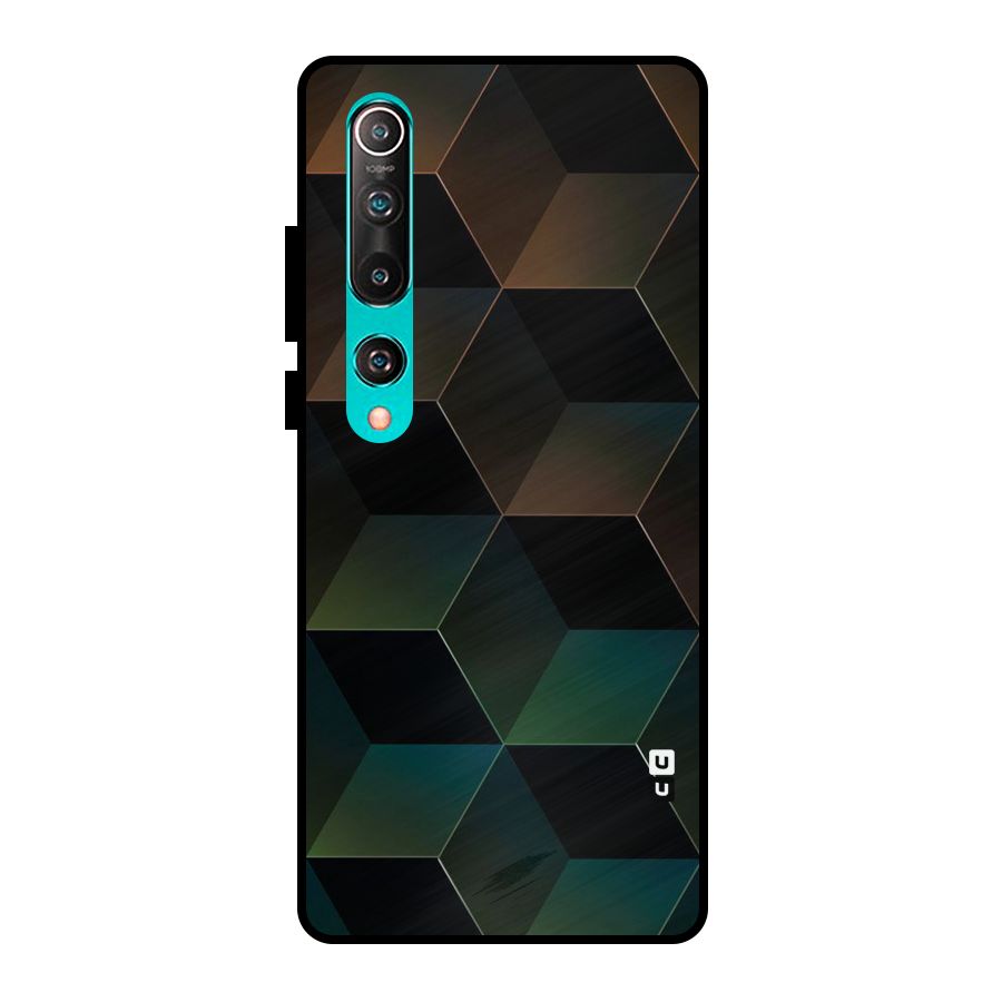 Hexagonal Design Metal Back Case for Mi 10