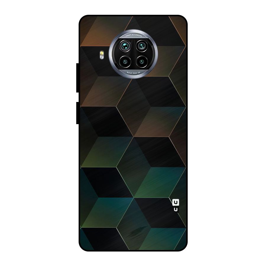 Hexagonal Design Metal Back Case for Mi 10i