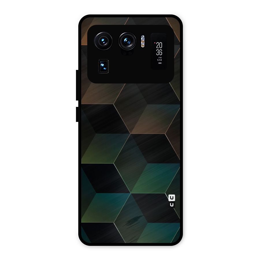 Hexagonal Design Metal Back Case for Mi 11 Ultra