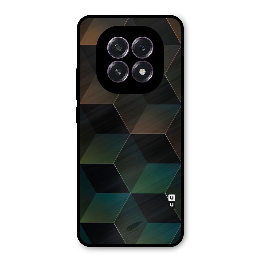 Hexagonal Design Metal Back Case for Oppo F29