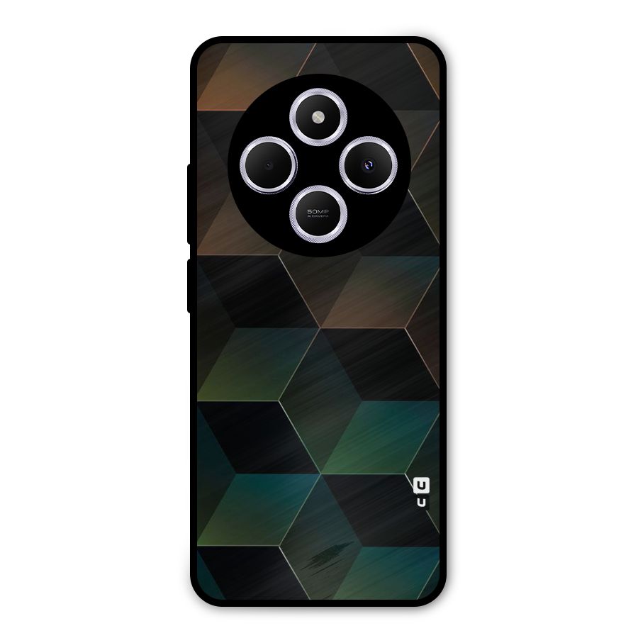 Hexagonal Design Metal Back Case for Poco M7