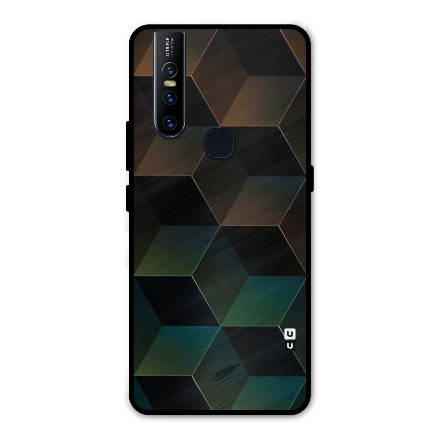 Hexagonal Design Metal Back Case for Vivo V15