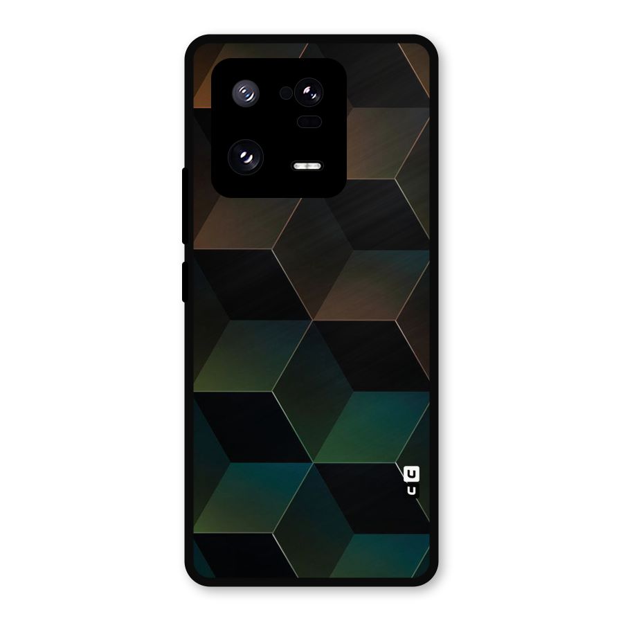 Hexagonal Design Metal Back Case for Xiaomi 13 Pro
