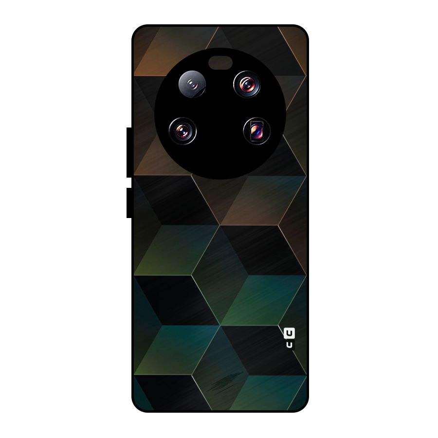 Hexagonal Design Metal Back Case for Xiaomi 13 Ultra
