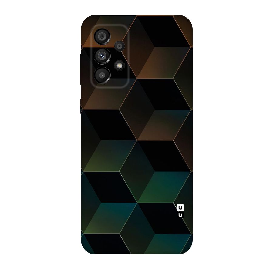 Hexagonal Design Original Polycarbonate Back Case for Galaxy A73 5G
